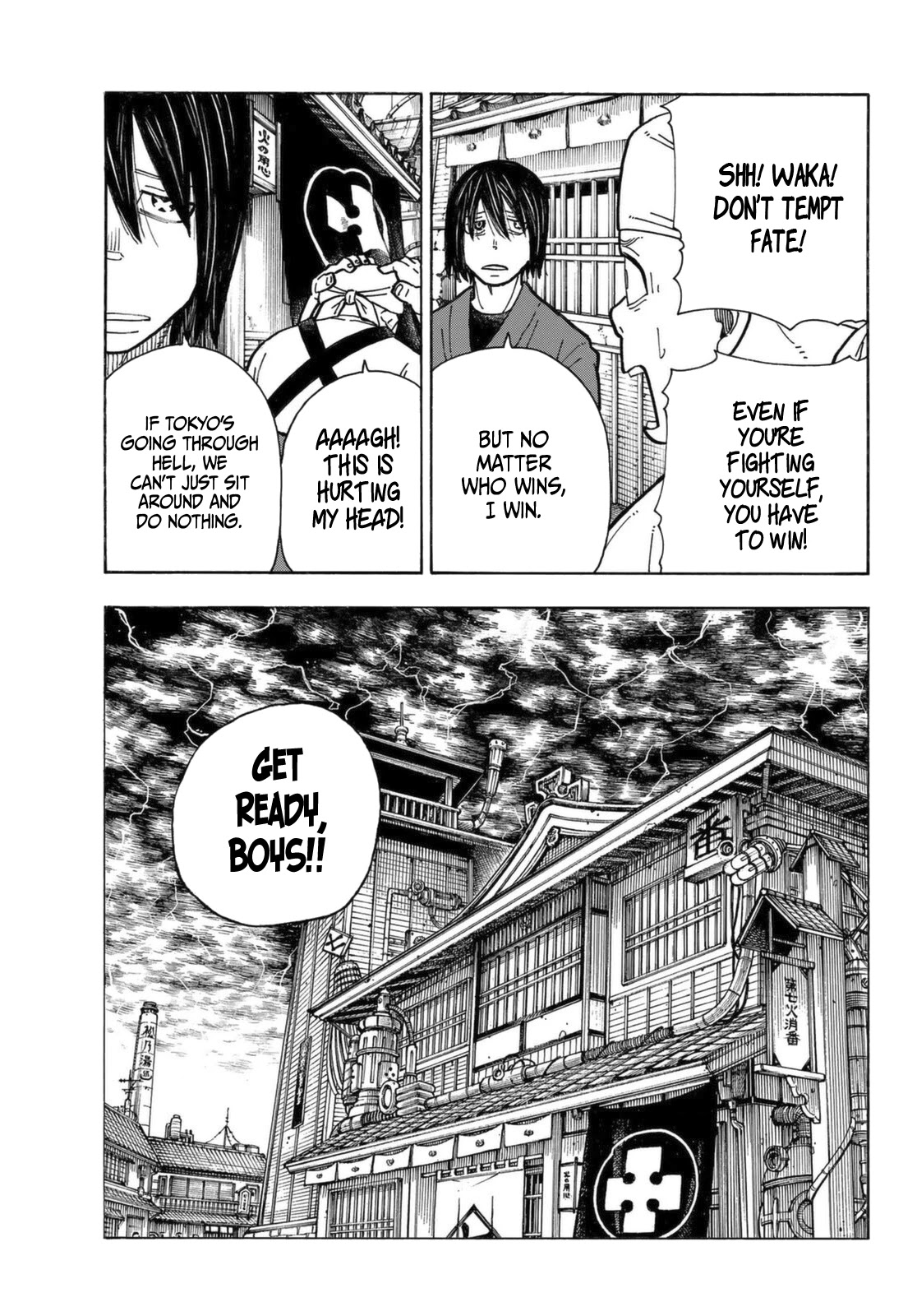 Enen no Shouboutai Chapter 268 page 17 - Chapter 268: The Knight King's Battle Armor