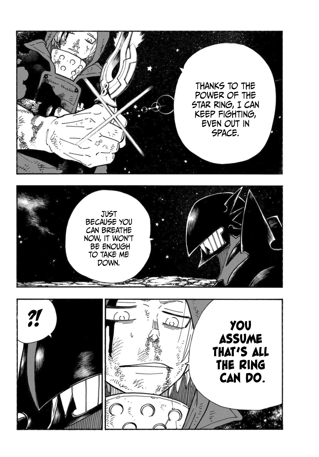 Enen no Shouboutai Chapter 268 page 4 - Chapter 268: The Knight King's Battle Armor