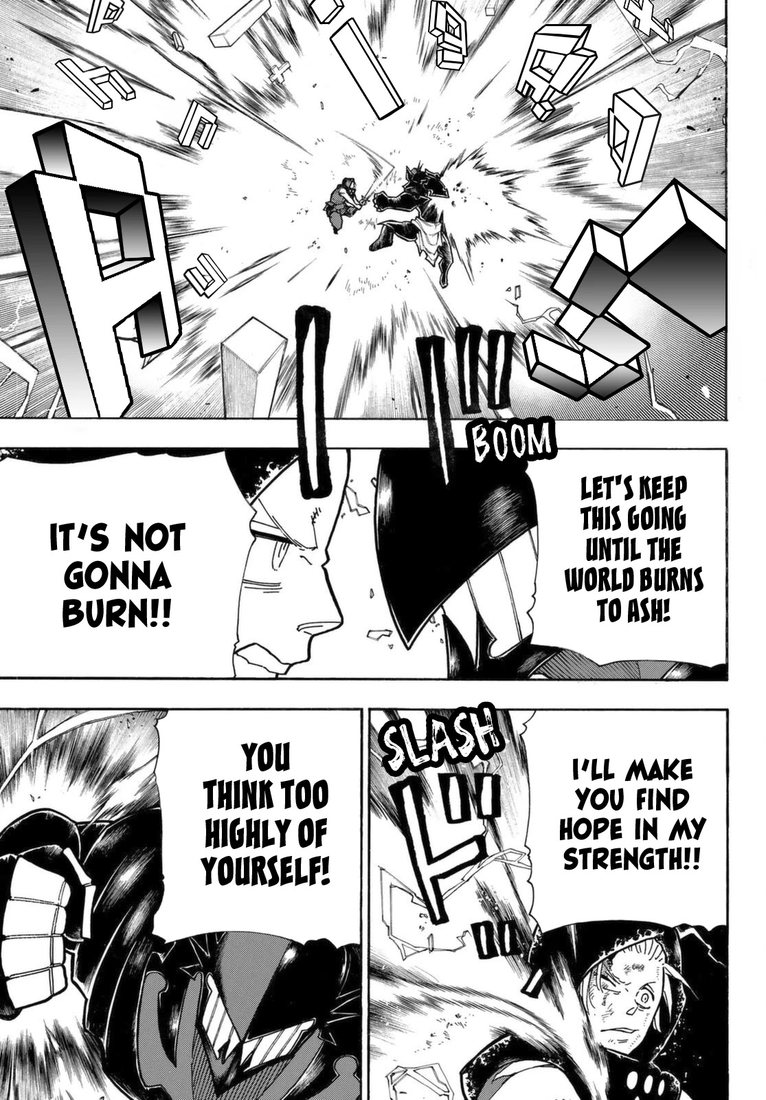 Enen no Shouboutai Chapter 268 page 9 - Chapter 268: The Knight King's Battle Armor