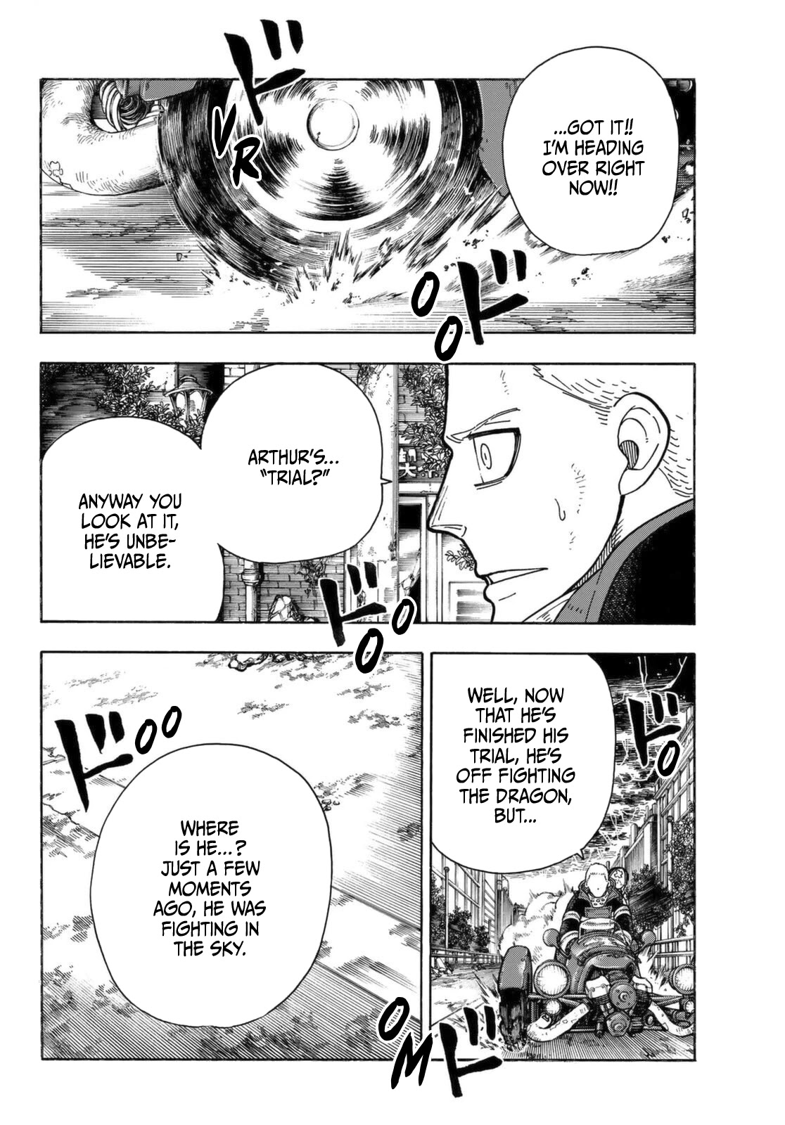 Enen no Shouboutai Chapter 269 page 3 - Chapter 269: Names Carved in Stone