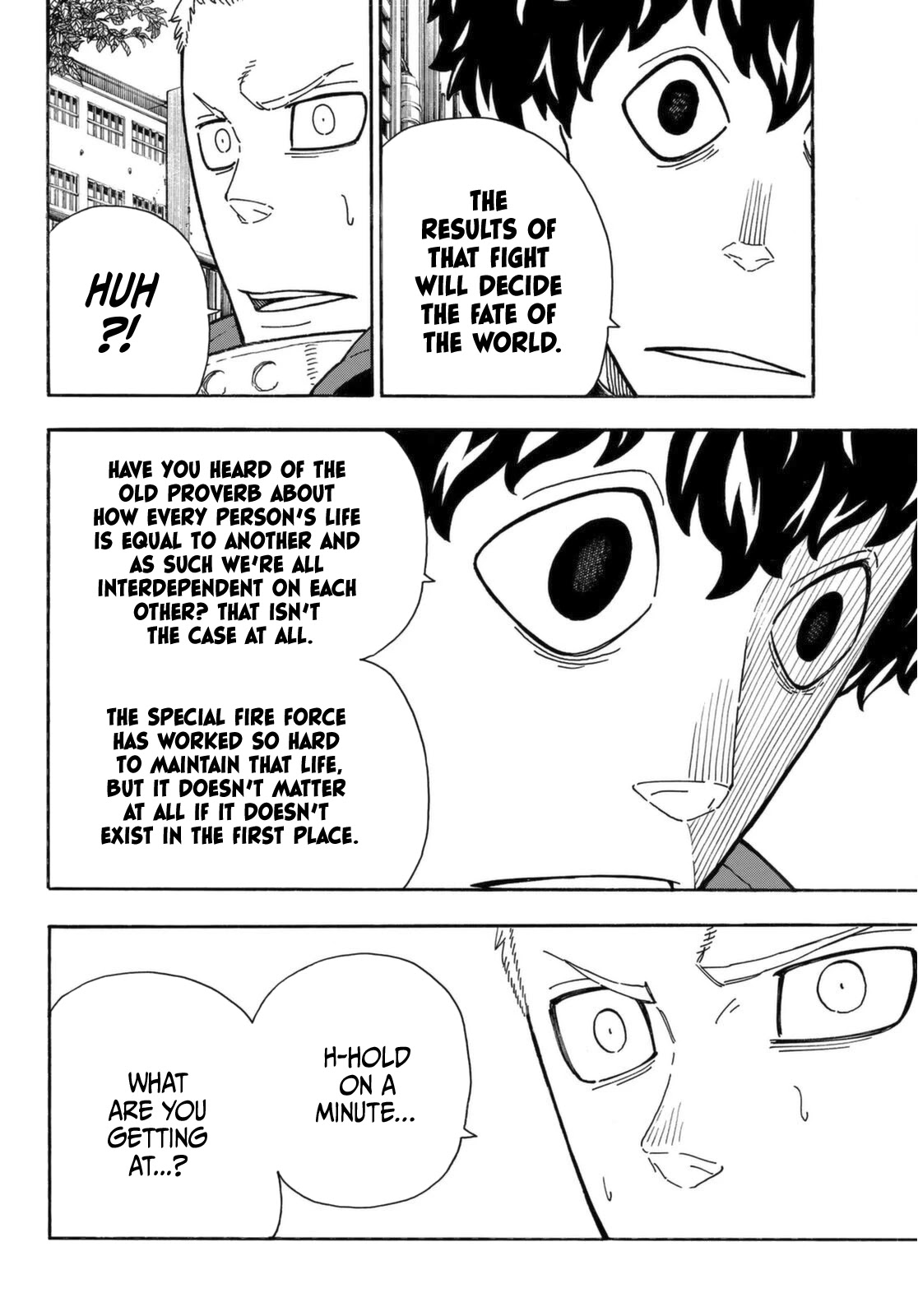 Enen no Shouboutai Chapter 269 page 5 - Chapter 269: Names Carved in Stone