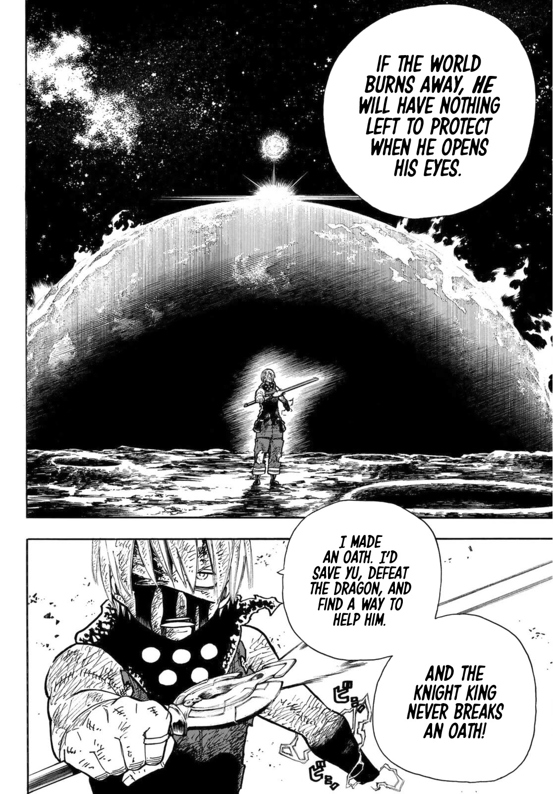 Enen no Shouboutai Chapter 270 page 13 - Chapter 270: What Dwells in the Sword