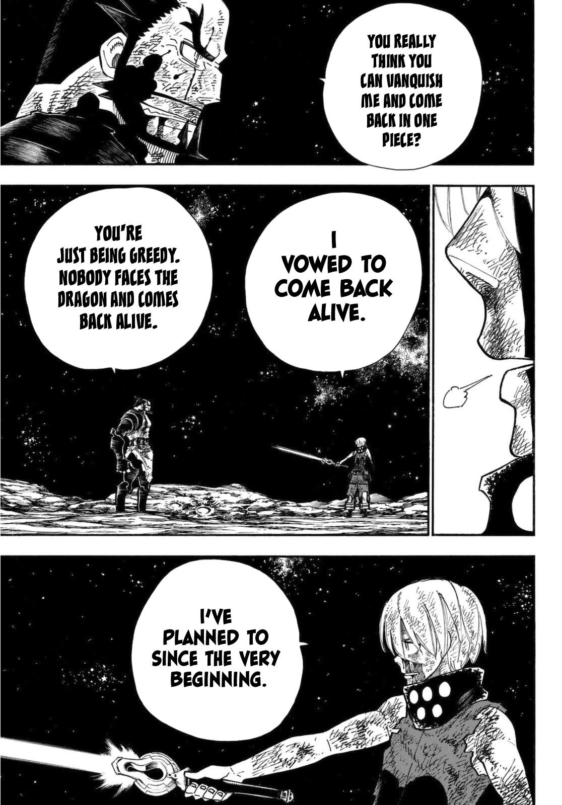 Enen no Shouboutai Chapter 270 page 14 - Chapter 270: What Dwells in the Sword