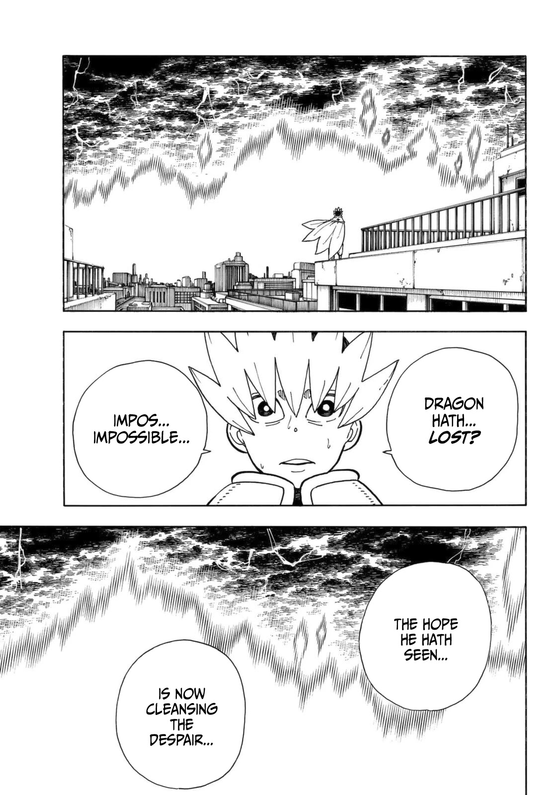 Enen no Shouboutai Chapter 272 page 10 - Chapter 272: The Knight King