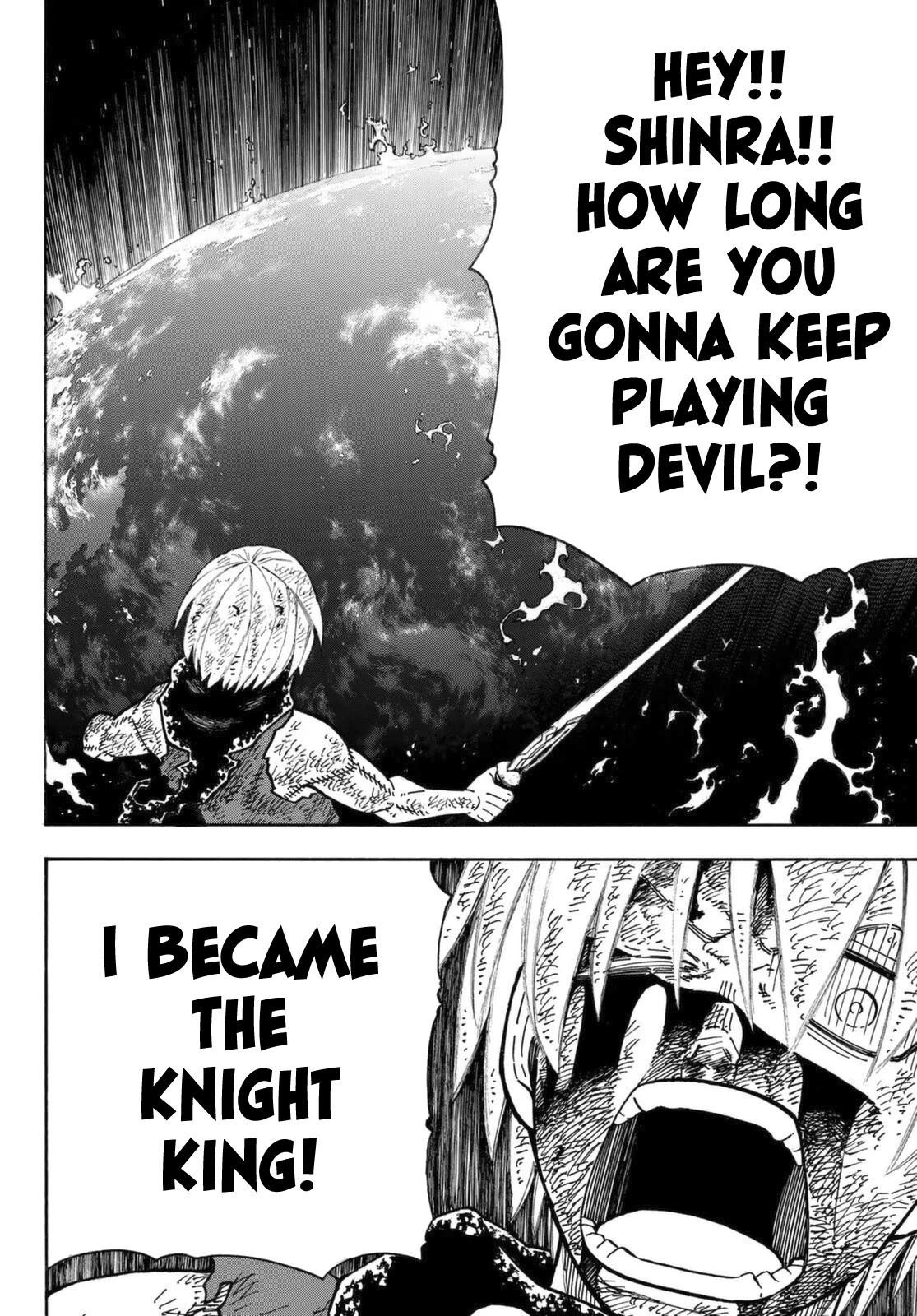 Enen no Shouboutai Chapter 272 page 13 - Chapter 272: The Knight King