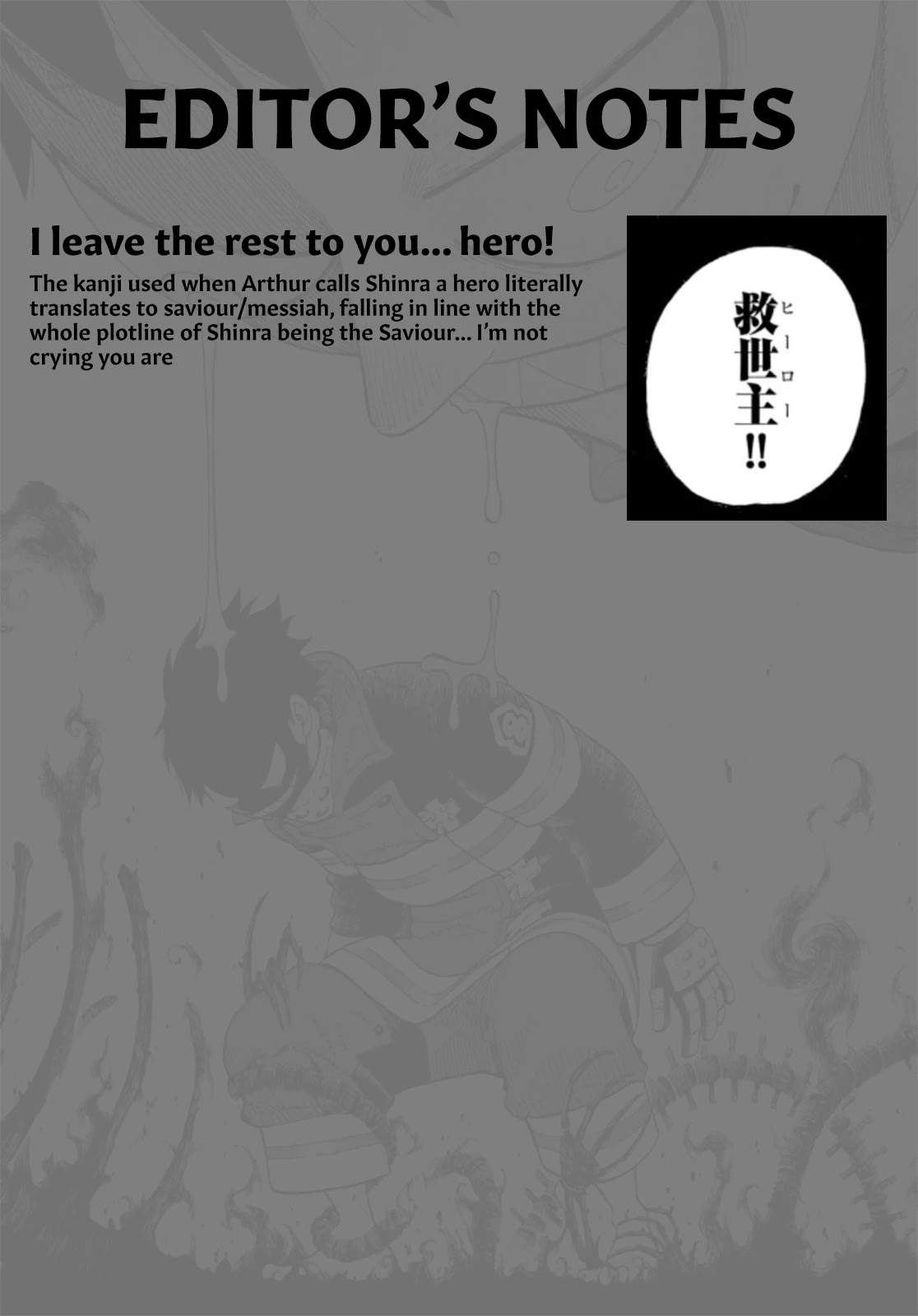 Enen no Shouboutai Chapter 272 page 20 - Chapter 272: The Knight King
