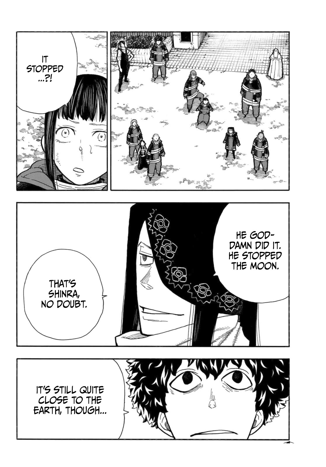 Enen no Shouboutai Chapter 274 page 7 - Chapter 274: The Saviour and The Guardian Angel