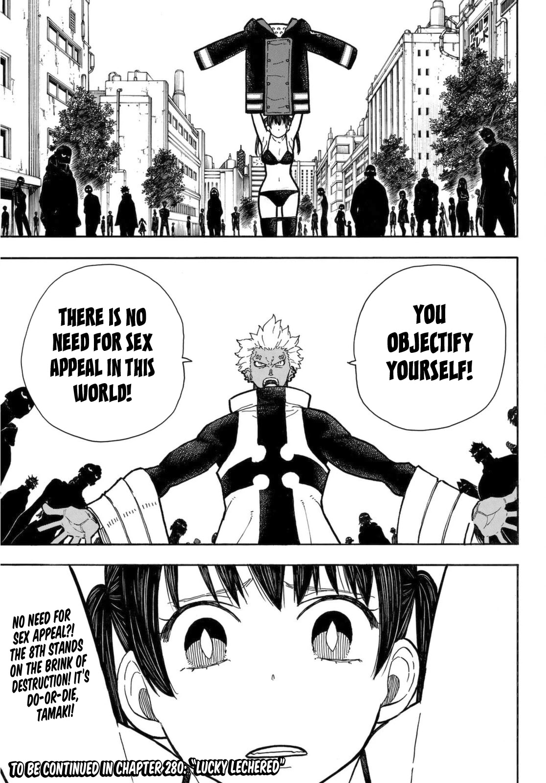 Enen no Shouboutai Chapter 279 page 21 - Chapter 279: Suppressing Assault