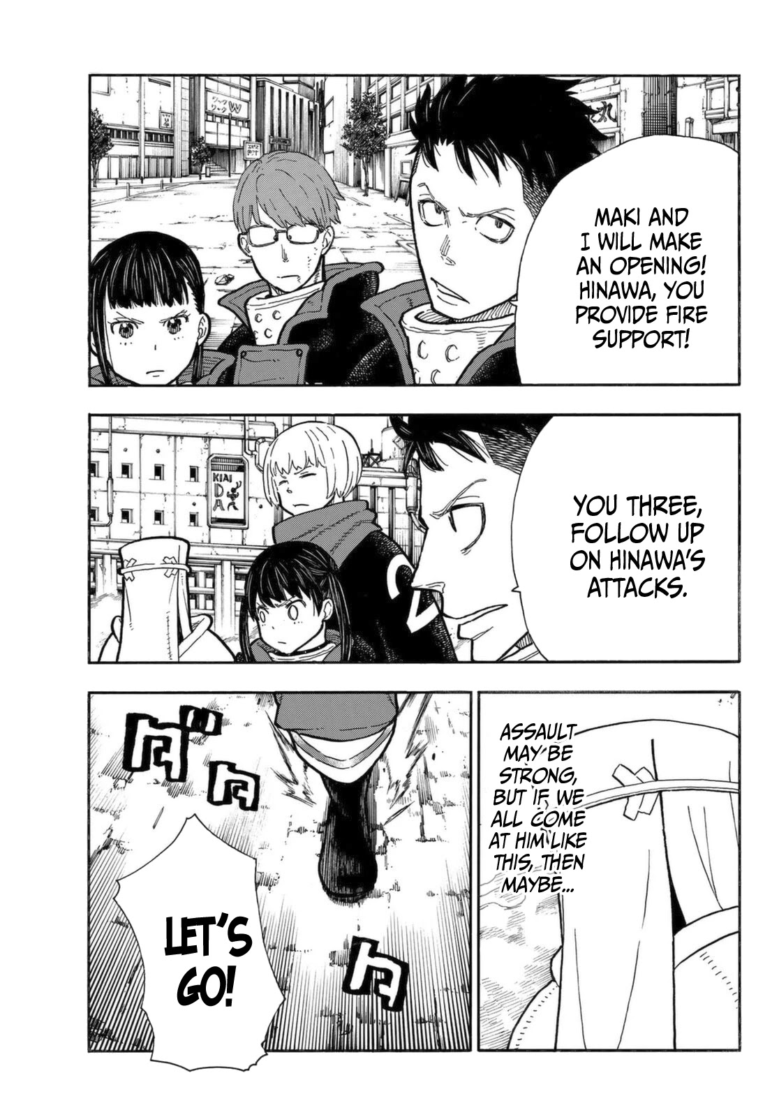 Enen no Shouboutai Chapter 279 page 5 - Chapter 279: Suppressing Assault