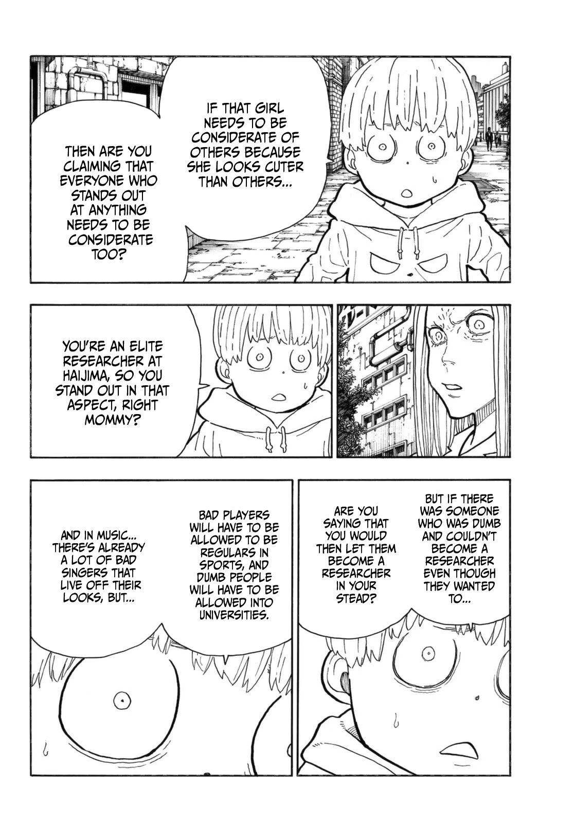 Enen no Shouboutai Chapter 281 page 10 - Chapter 281: The Lecher Guru