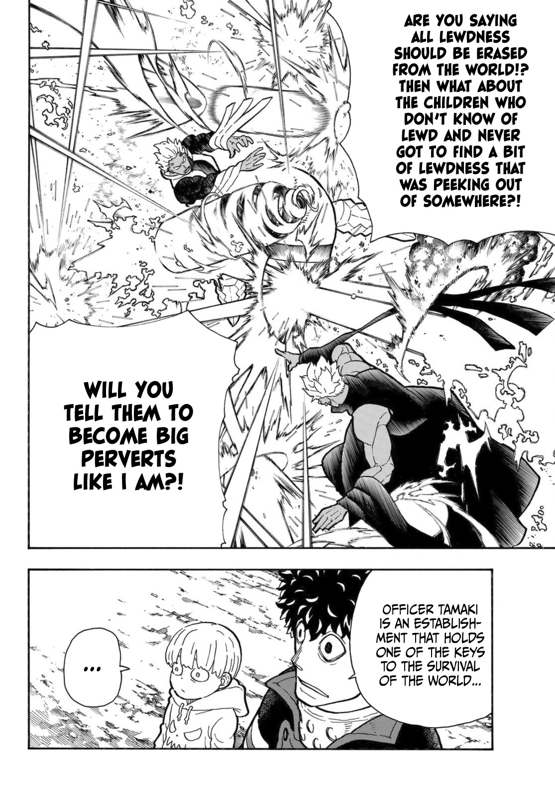 Enen no Shouboutai Chapter 281 page 18 - Chapter 281: The Lecher Guru