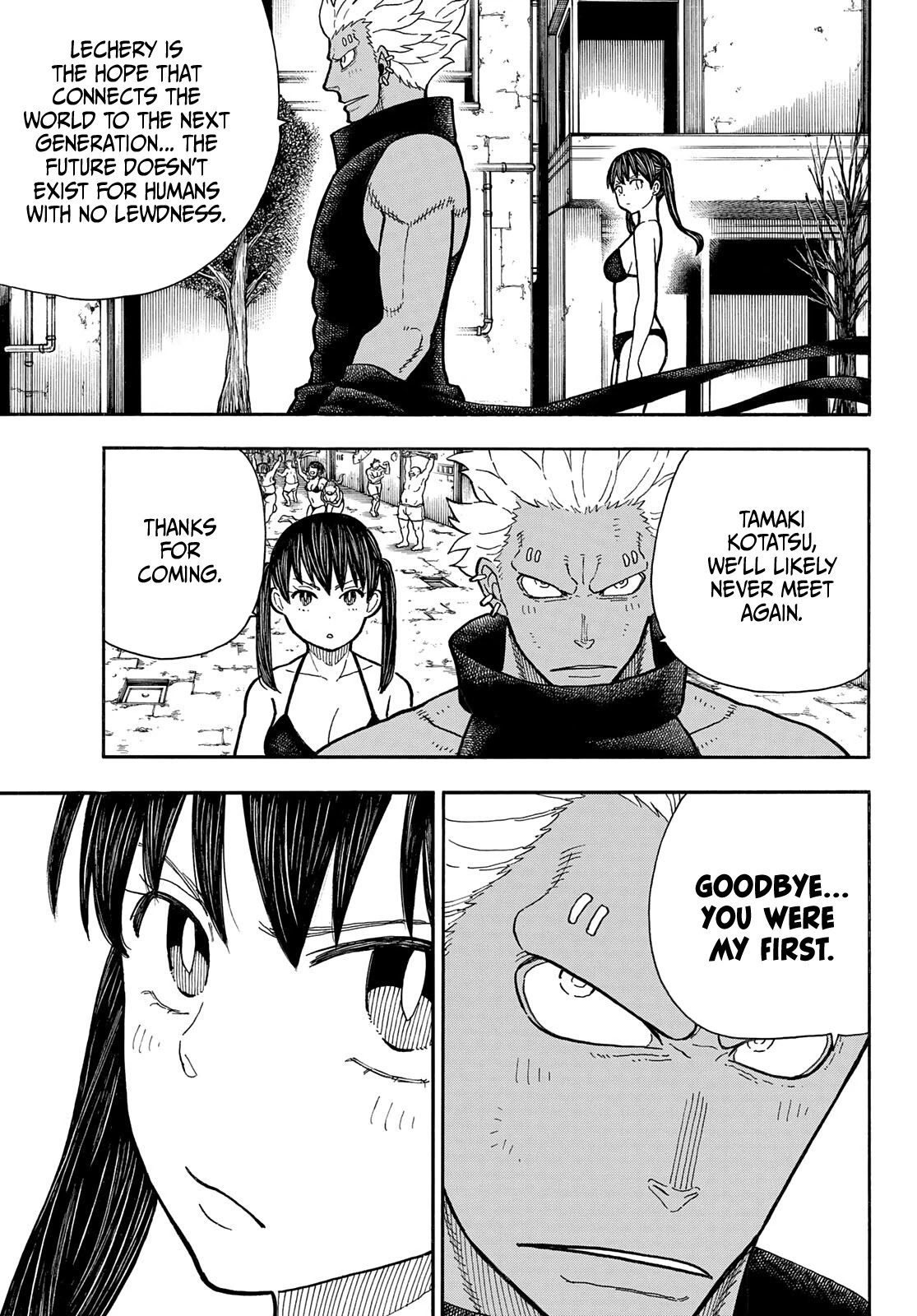 Enen no Shouboutai Chapter 282 page 19 - Chapter 282: Lewd is Sacred