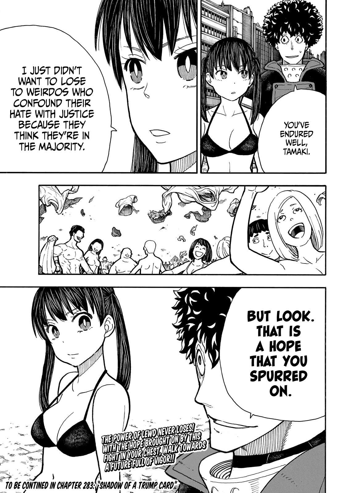 Enen no Shouboutai Chapter 282 page 21 - Chapter 282: Lewd is Sacred