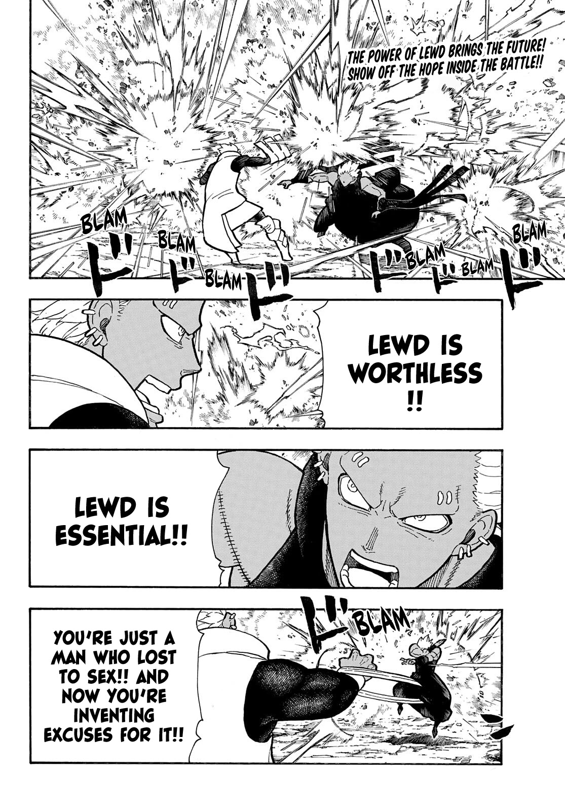 Enen no Shouboutai Chapter 282 page 4 - Chapter 282: Lewd is Sacred