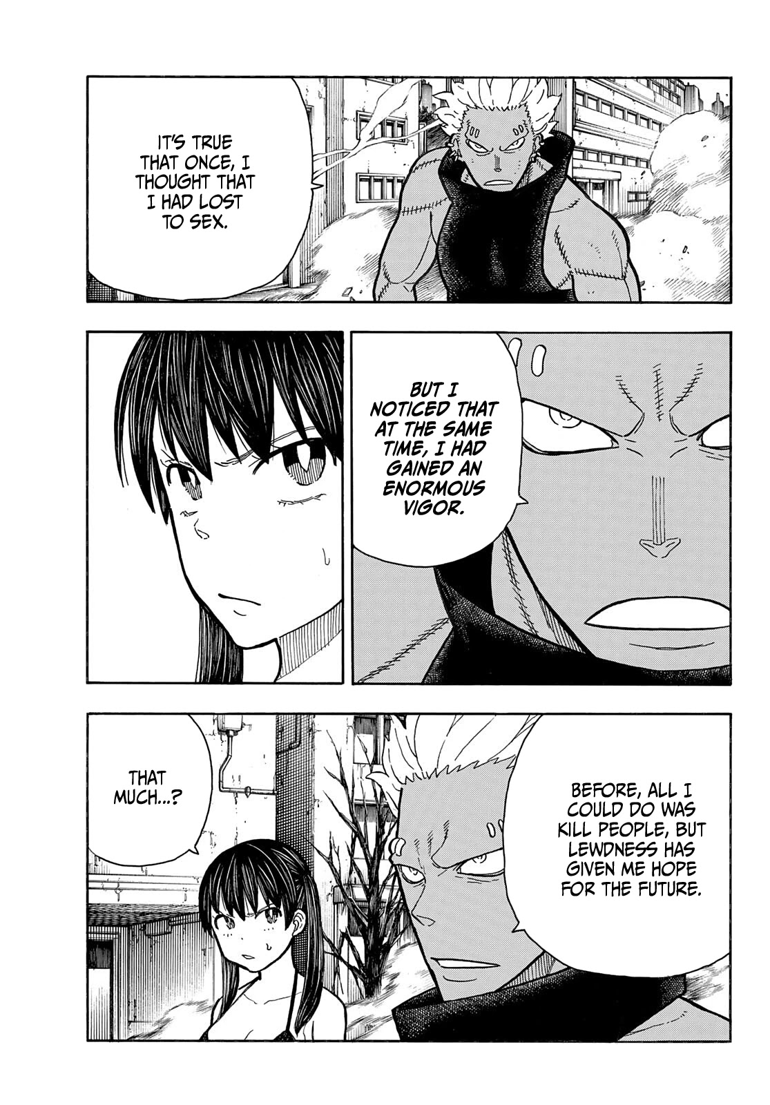 Enen no Shouboutai Chapter 282 page 5 - Chapter 282: Lewd is Sacred