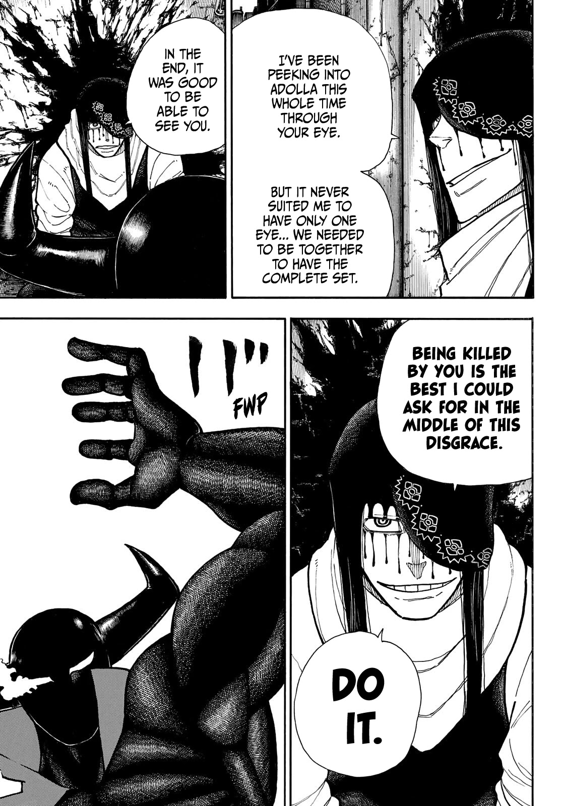 Enen no Shouboutai Chapter 283 page 15 - Chapter 283: Shadow of The Trump Card