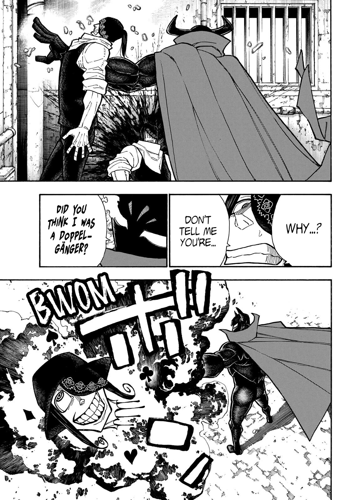 Enen no Shouboutai Chapter 283 page 17 - Chapter 283: Shadow of The Trump Card