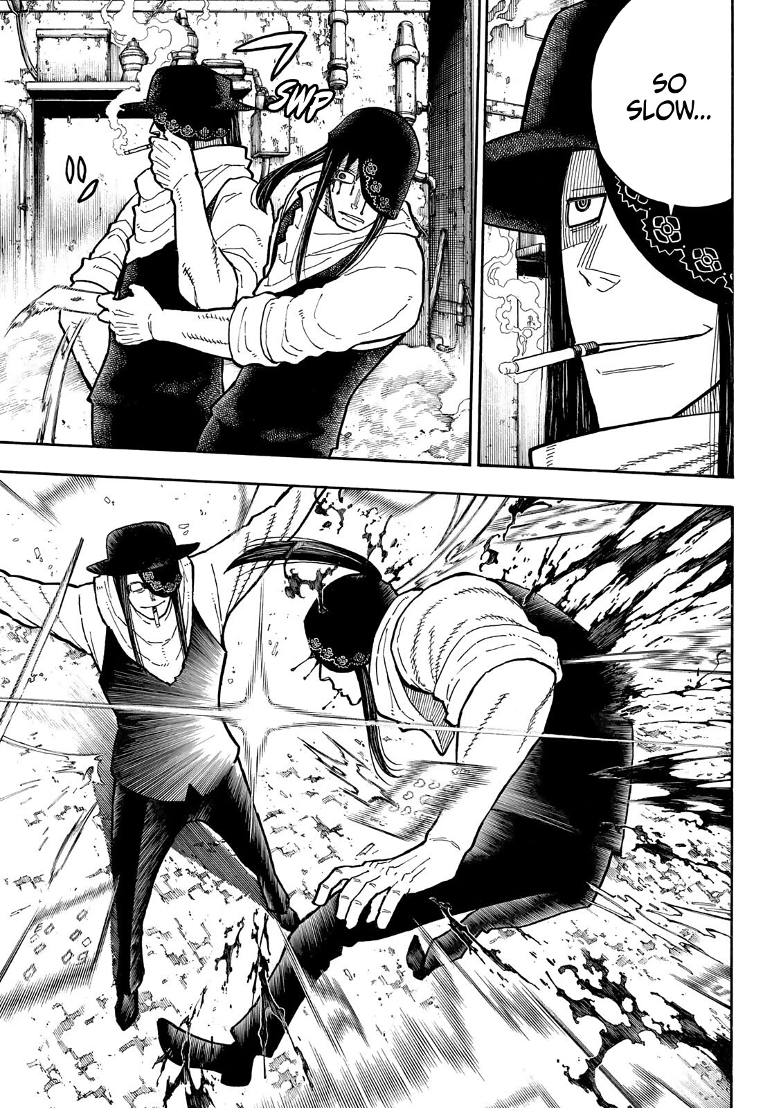 Enen no Shouboutai Chapter 283 page 9 - Chapter 283: Shadow of The Trump Card