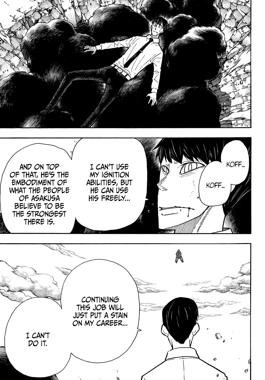 Enen no Shouboutai Chapter 284 page 13 - Chapter 284: The Strongest vs. The Craziest