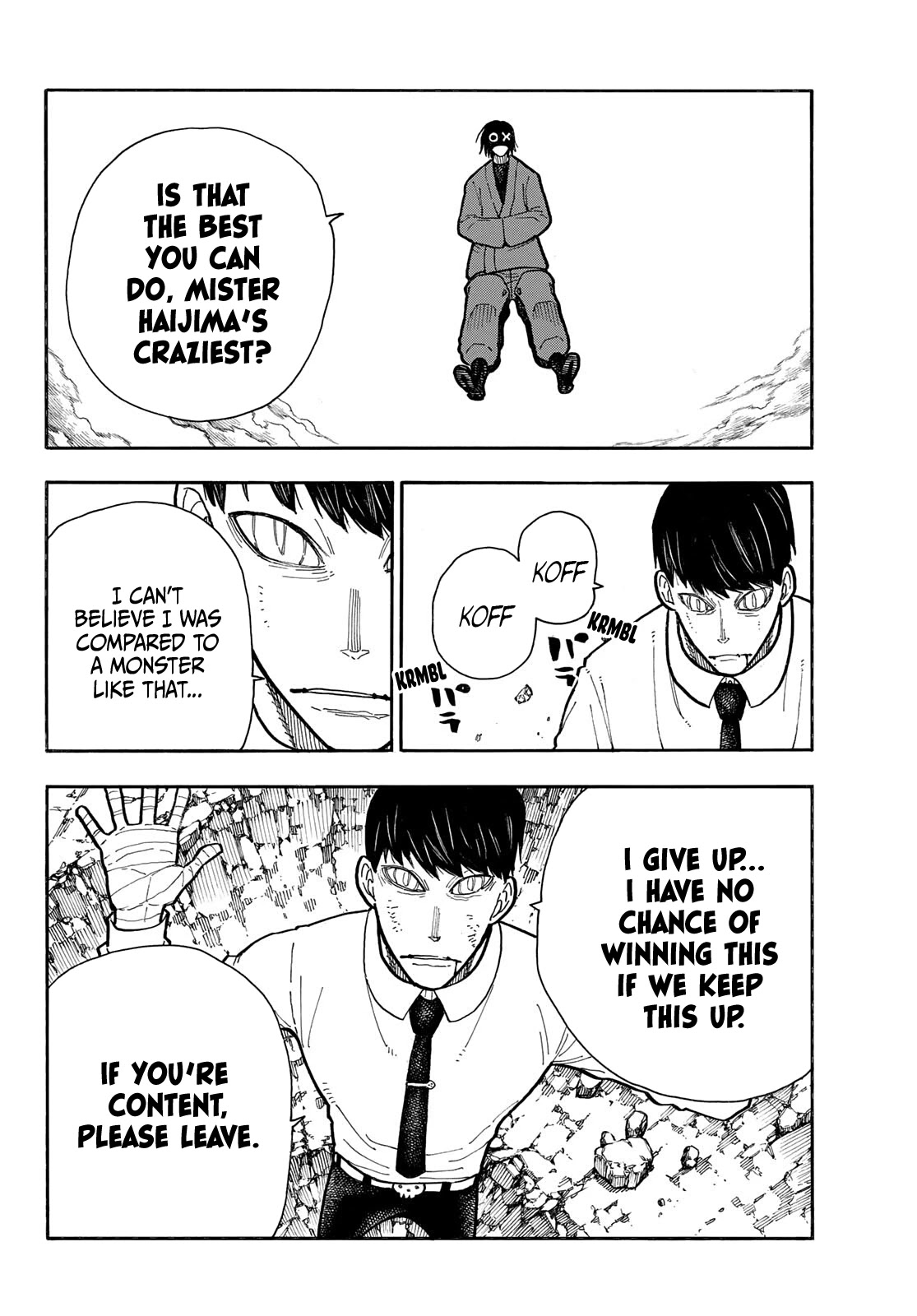 Enen no Shouboutai Chapter 284 page 14 - Chapter 284: The Strongest vs. The Craziest