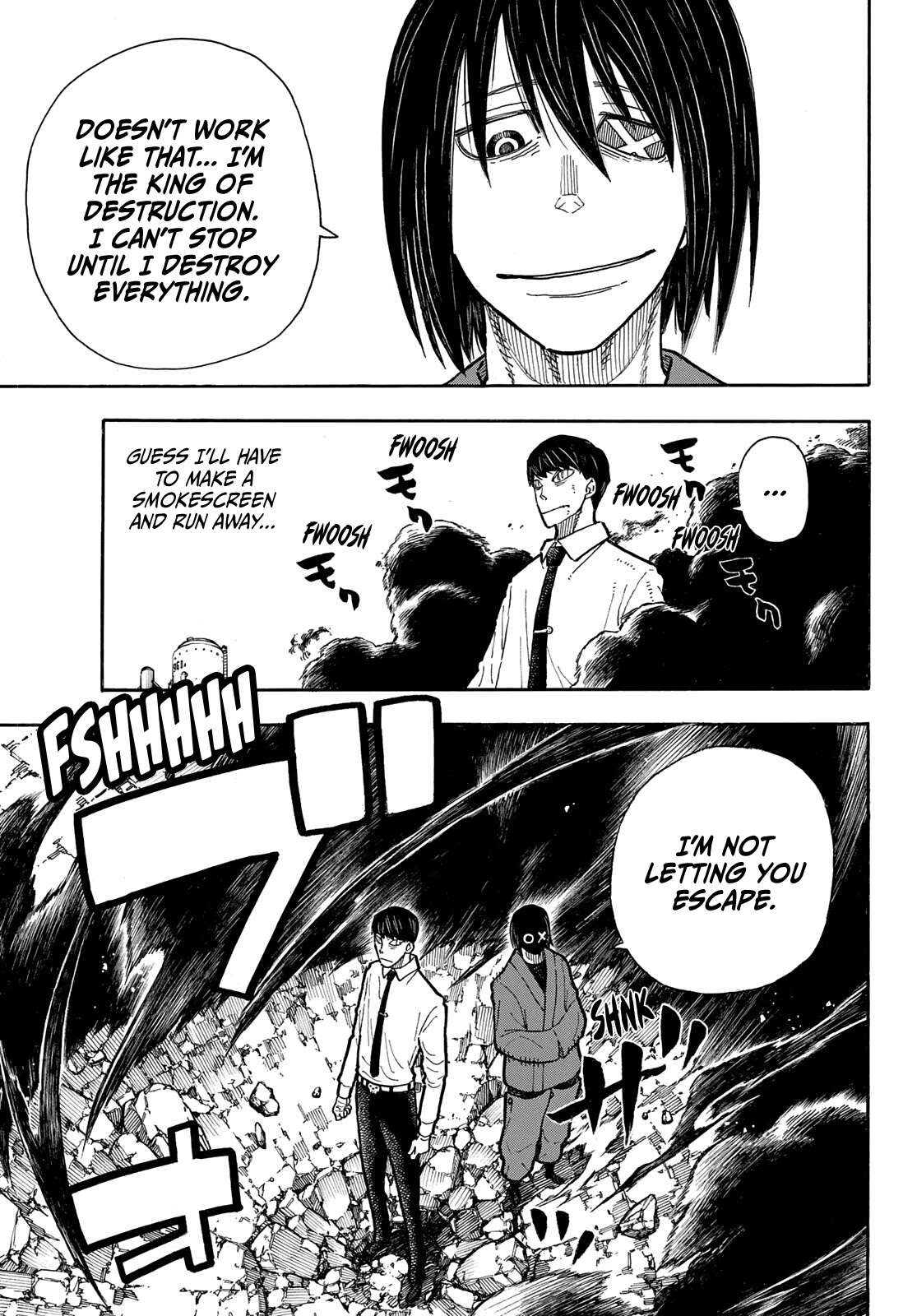 Enen no Shouboutai Chapter 284 page 15 - Chapter 284: The Strongest vs. The Craziest