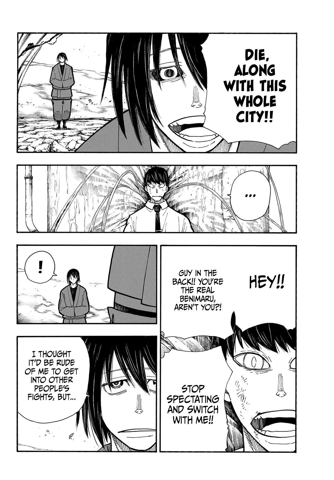 Enen no Shouboutai Chapter 284 page 18 - Chapter 284: The Strongest vs. The Craziest