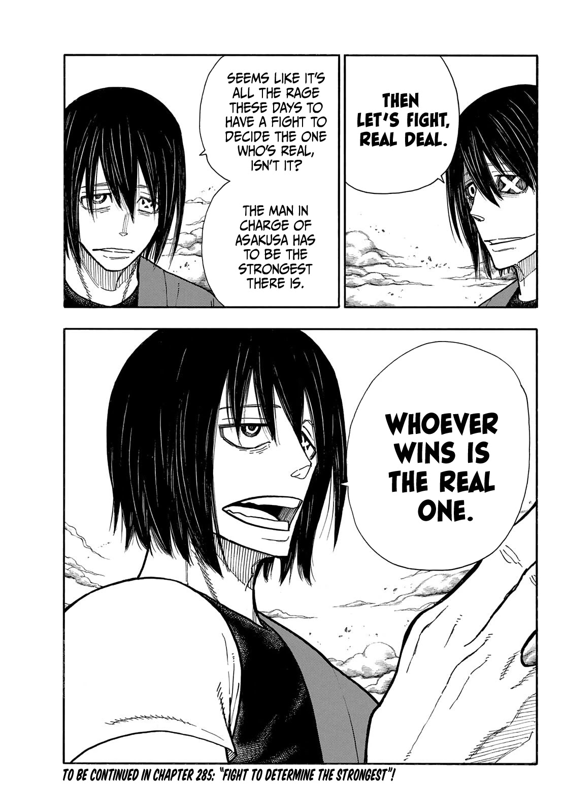 Enen no Shouboutai Chapter 284 page 21 - Chapter 284: The Strongest vs. The Craziest