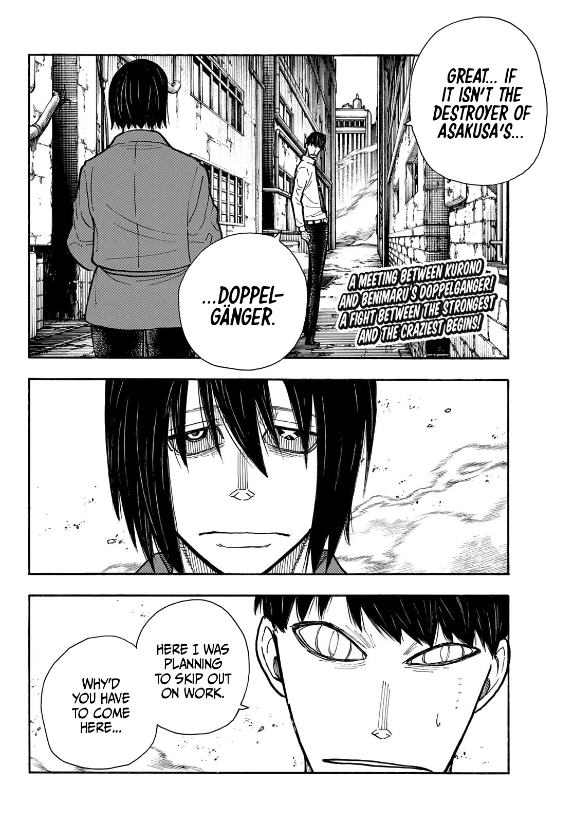 Enen no Shouboutai Chapter 284 page 4 - Chapter 284: The Strongest vs. The Craziest