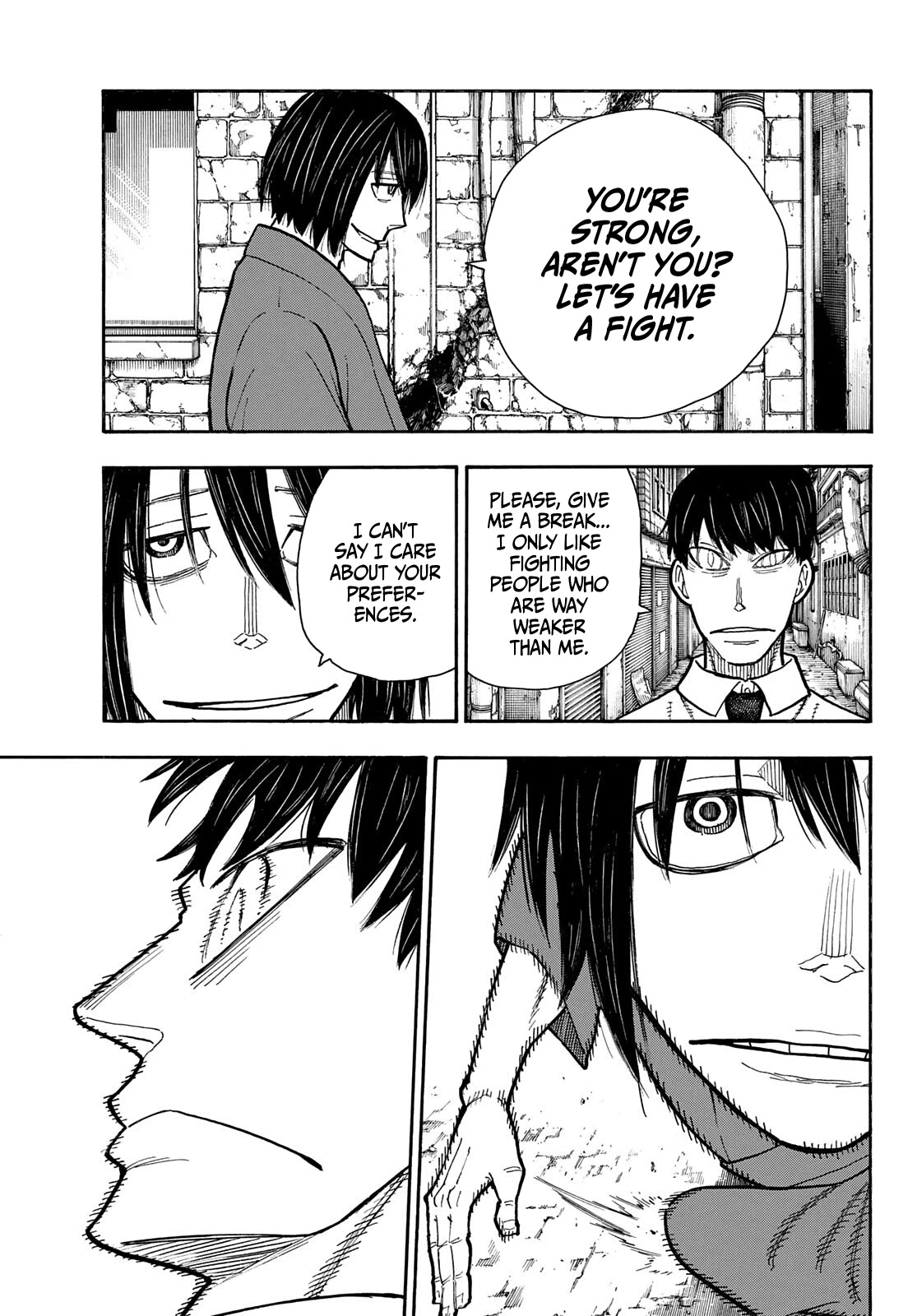 Enen no Shouboutai Chapter 284 page 5 - Chapter 284: The Strongest vs. The Craziest