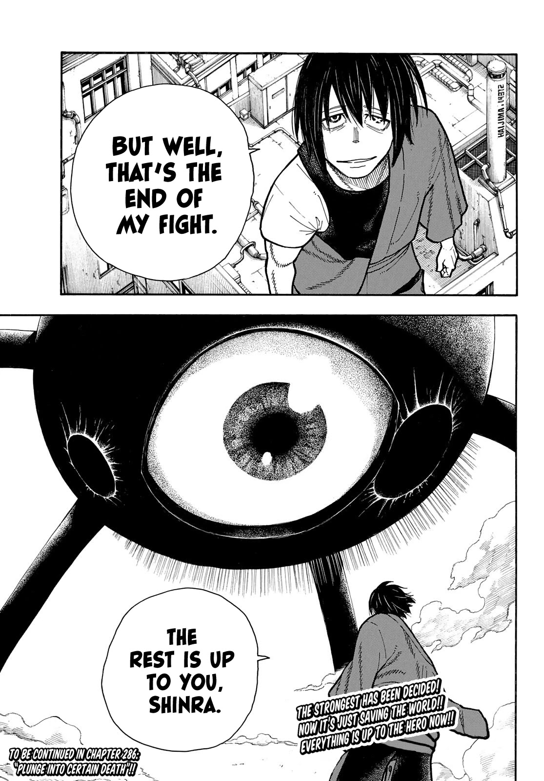 Enen no Shouboutai Chapter 285 page 18 - Chapter 285: Battle to Determine The Strongest