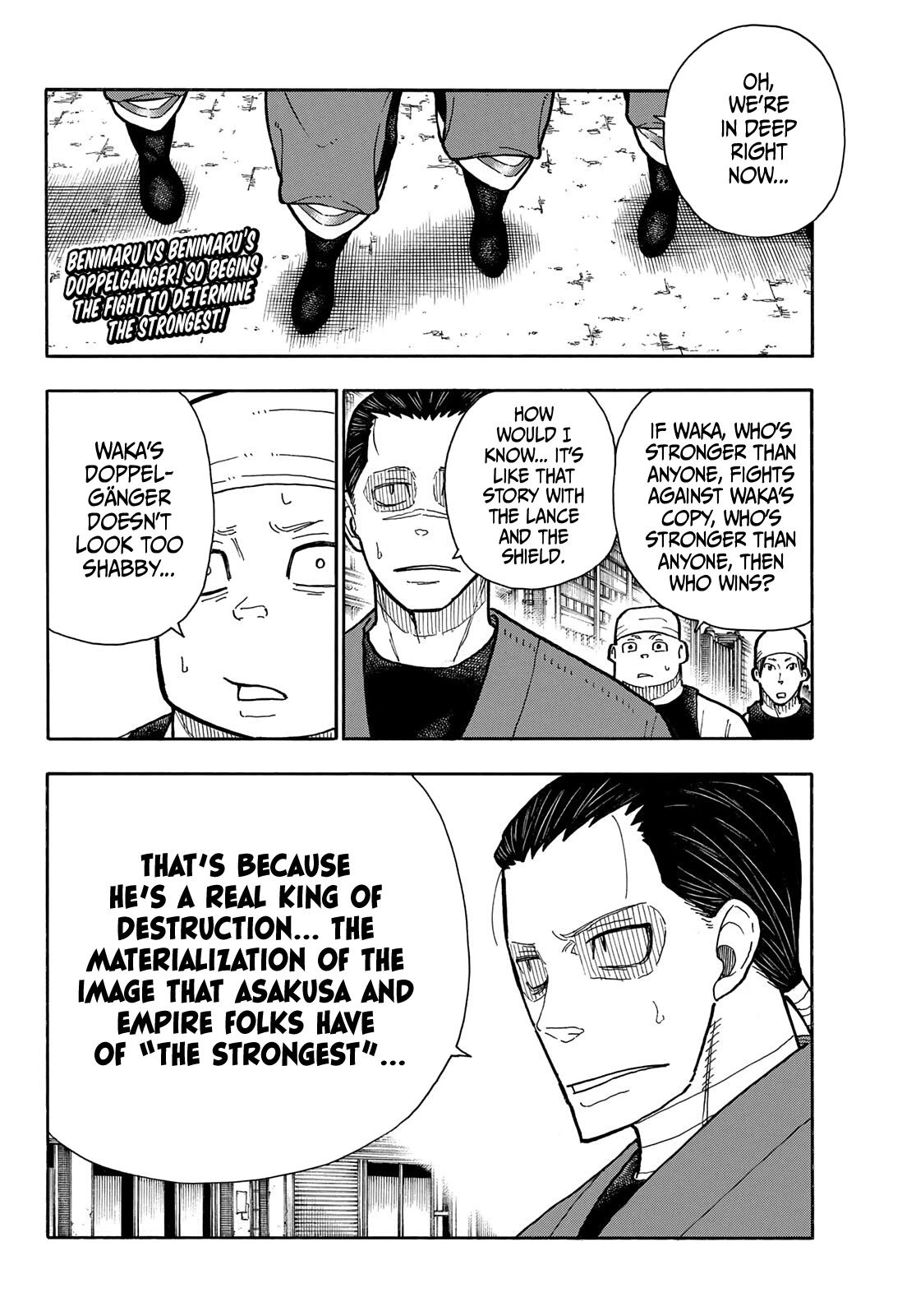 Enen no Shouboutai Chapter 285 page 4 - Chapter 285: Battle to Determine The Strongest