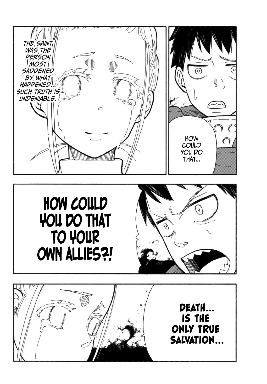 Enen no Shouboutai Chapter 287 page 11 - Chapter 287: The Holy Woman of Dispair
