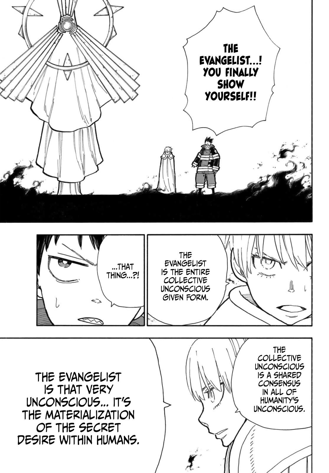 Enen no Shouboutai Chapter 287 page 14 - Chapter 287: The Holy Woman of Dispair