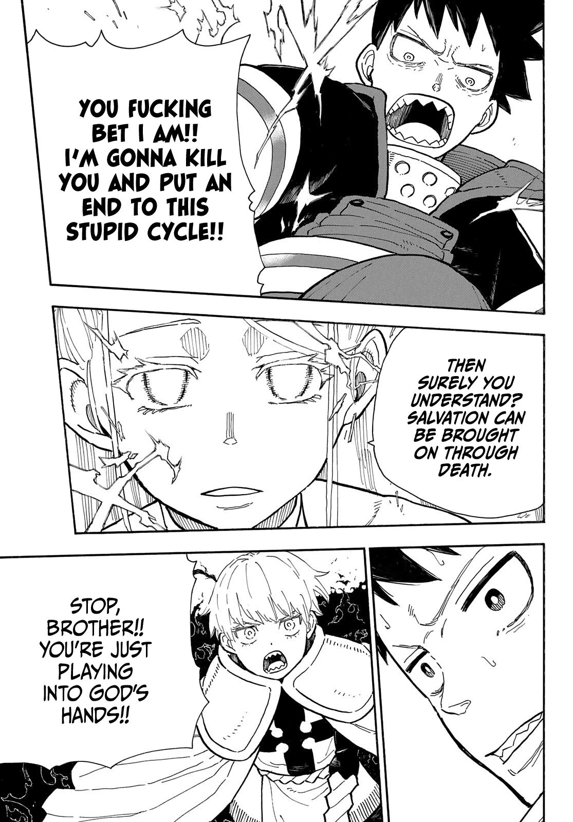 Enen no Shouboutai Chapter 288 page 12 - Chapter 288: What is Salvation?