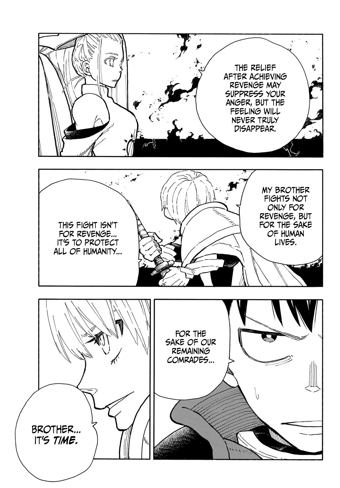 Enen no Shouboutai Chapter 288 page 18 - Chapter 288: What is Salvation?