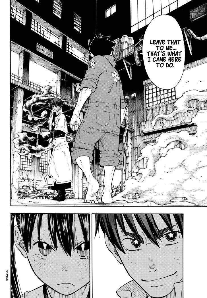 Enen no Shouboutai Chapter 29 page 10 - Chapter 29: Fists or Legs