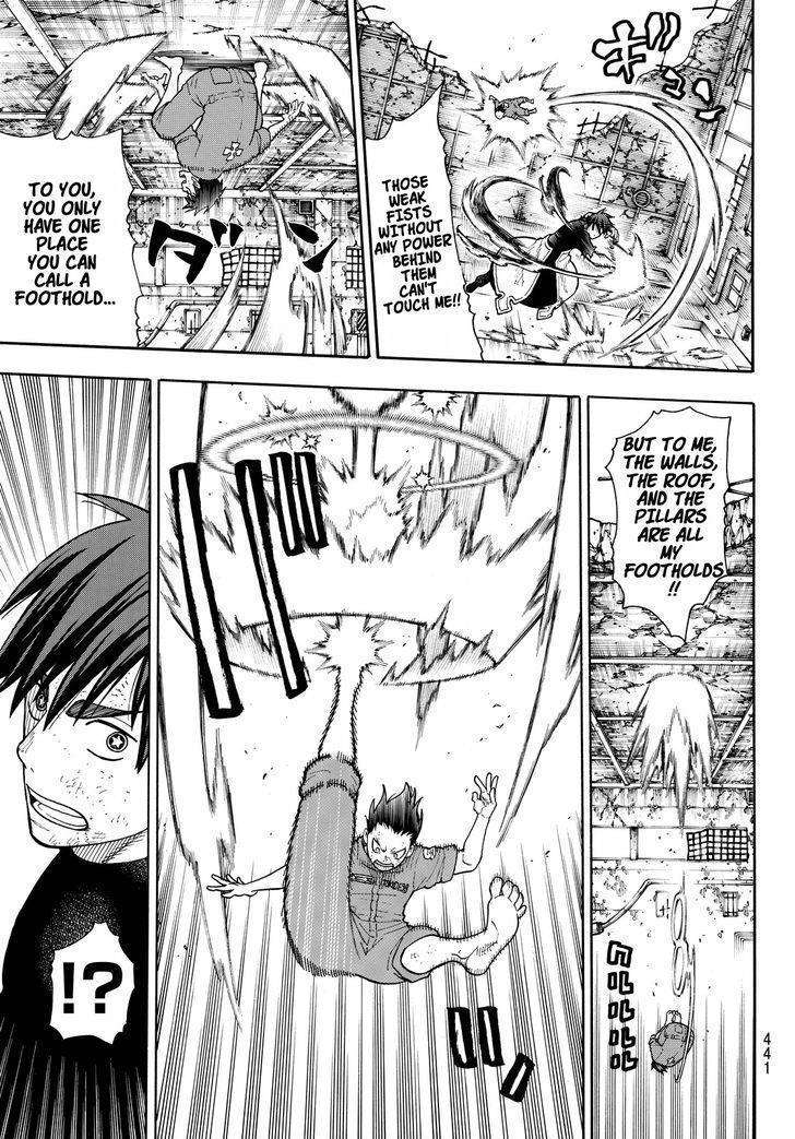 Enen no Shouboutai Chapter 29 page 15 - Chapter 29: Fists or Legs