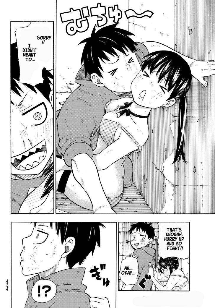 Enen no Shouboutai Chapter 29 page 8 - Chapter 29: Fists or Legs