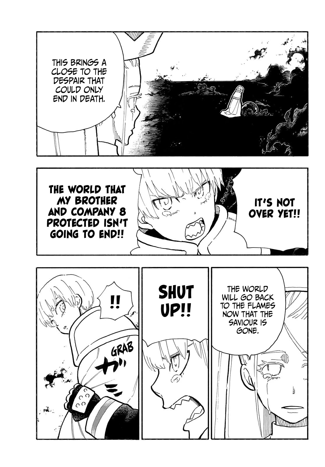 Enen no Shouboutai Chapter 290 page 5 - Chapter 290: Piercing Hope