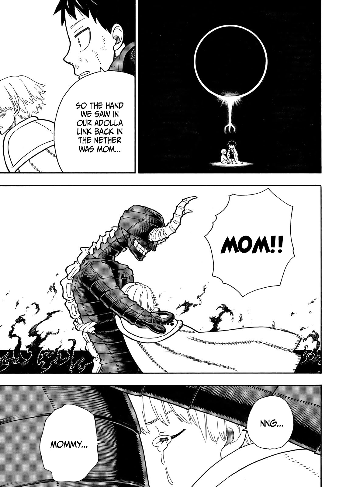 Enen no Shouboutai Chapter 293 page 21 - Chapter 293: The Kusakabe Family