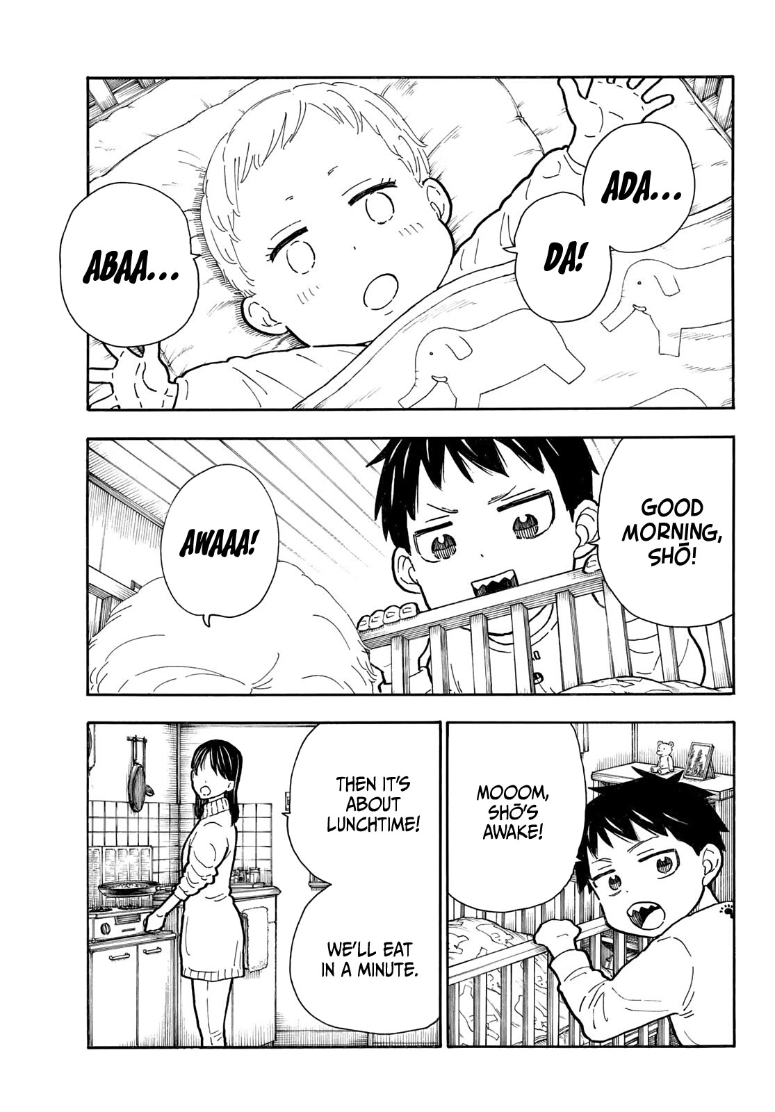 Enen no Shouboutai Chapter 293 page 5 - Chapter 293: The Kusakabe Family
