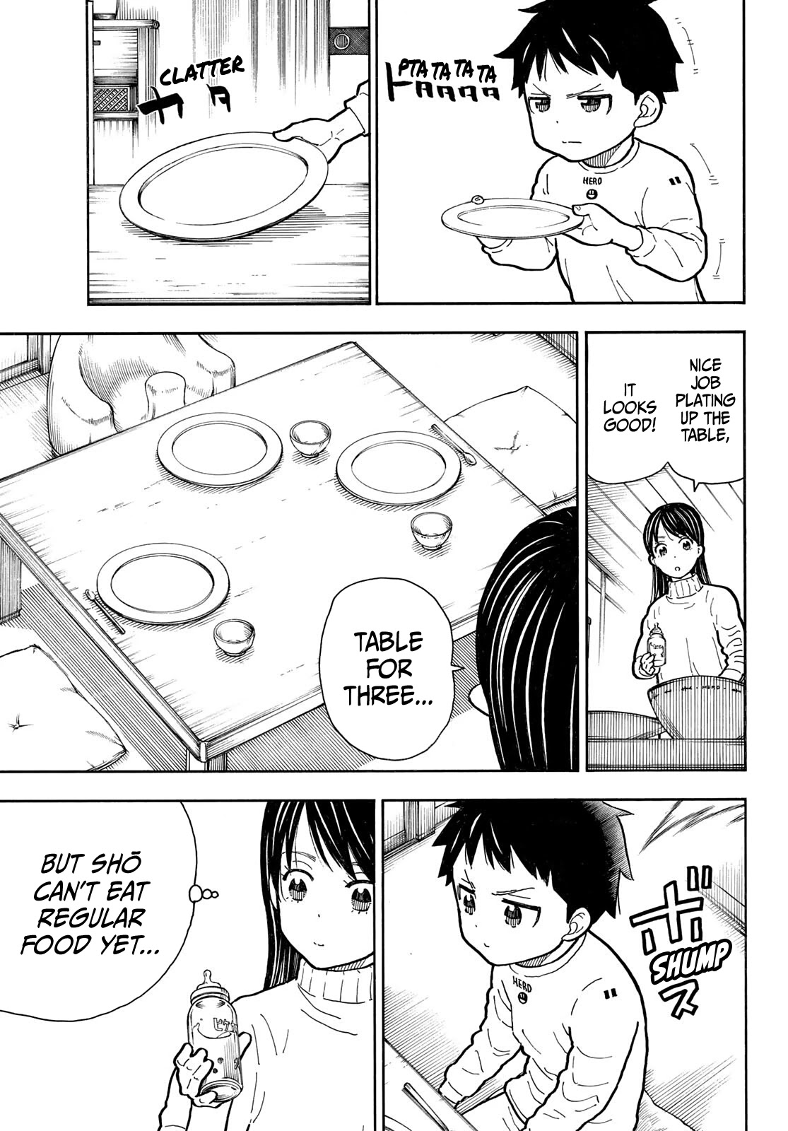 Enen no Shouboutai Chapter 293 page 7 - Chapter 293: The Kusakabe Family