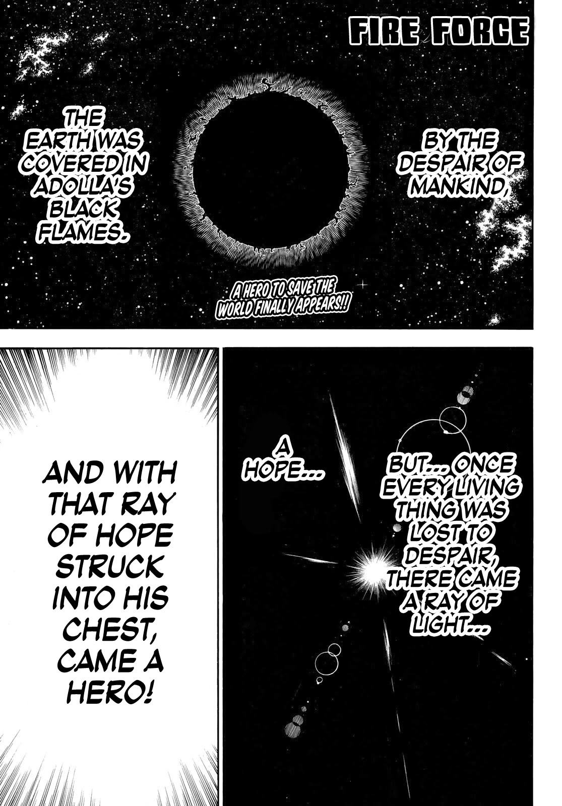 Enen no Shouboutai Chapter 296 page 1 - Chapter 296: Shinrabanshо̄man