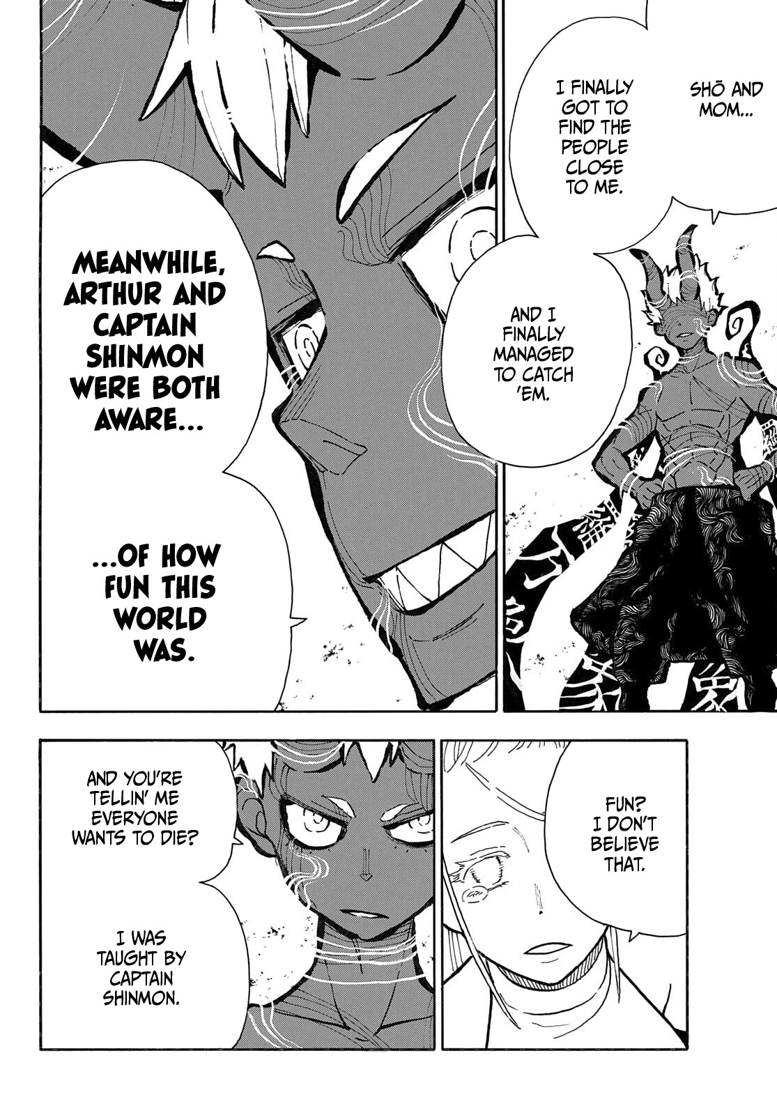 Enen no Shouboutai Chapter 296 page 15 - Chapter 296: Shinrabanshо̄man
