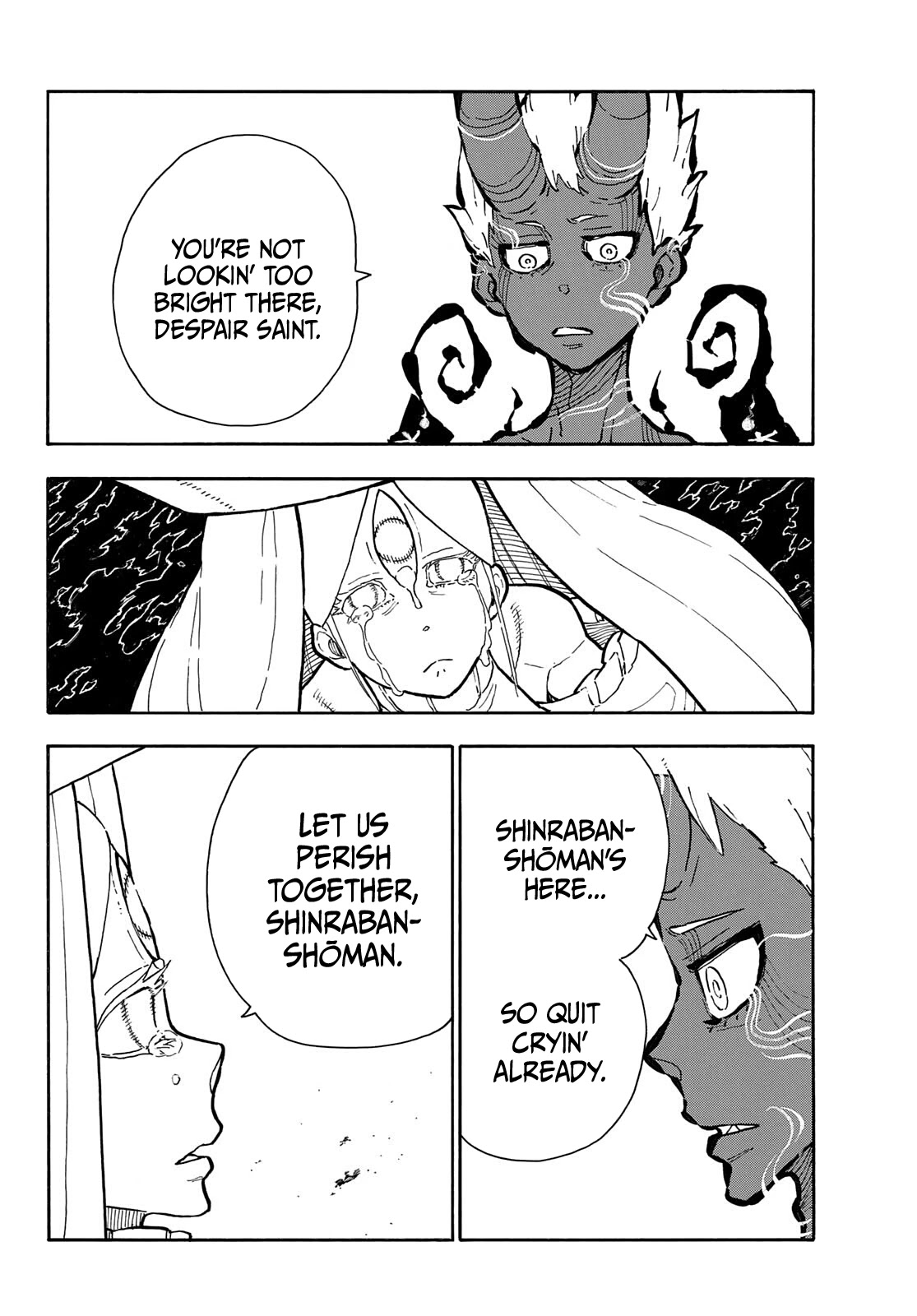 Enen no Shouboutai Chapter 297 page 4 - Chapter 297: Hope's Big Bang