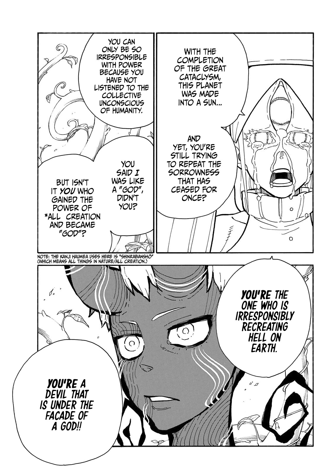 Enen no Shouboutai Chapter 298 page 10 - Chapter 298: It's God