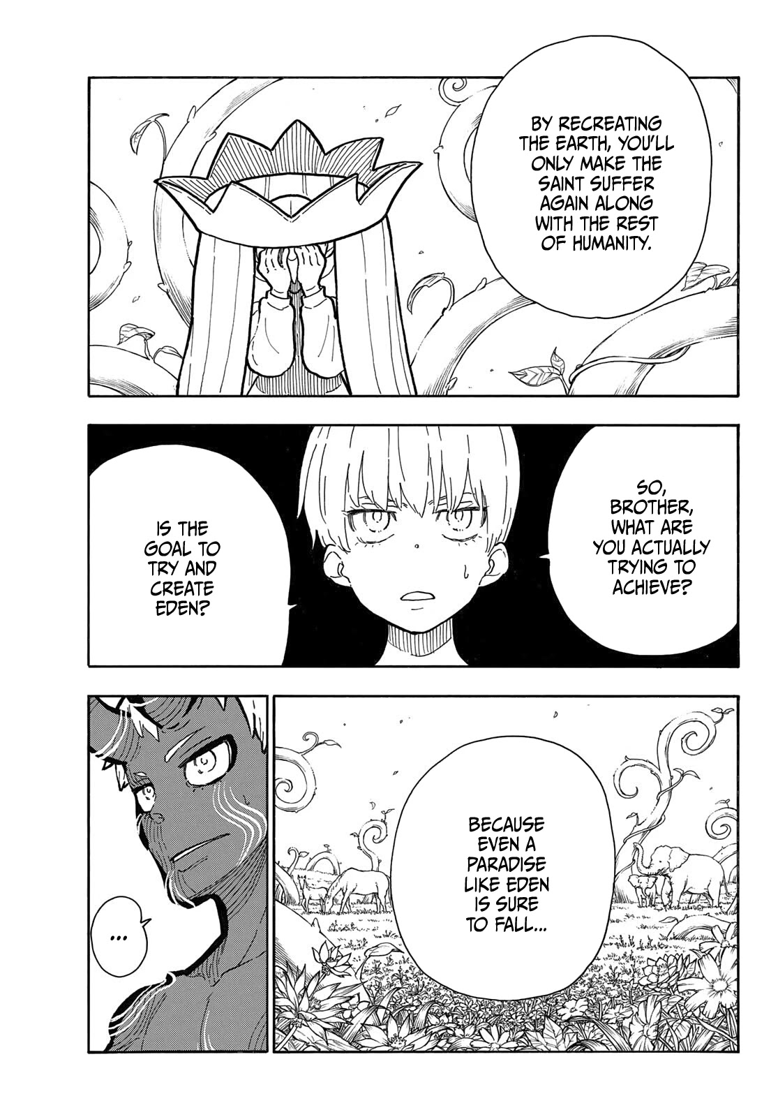 Enen no Shouboutai Chapter 298 page 14 - Chapter 298: It's God