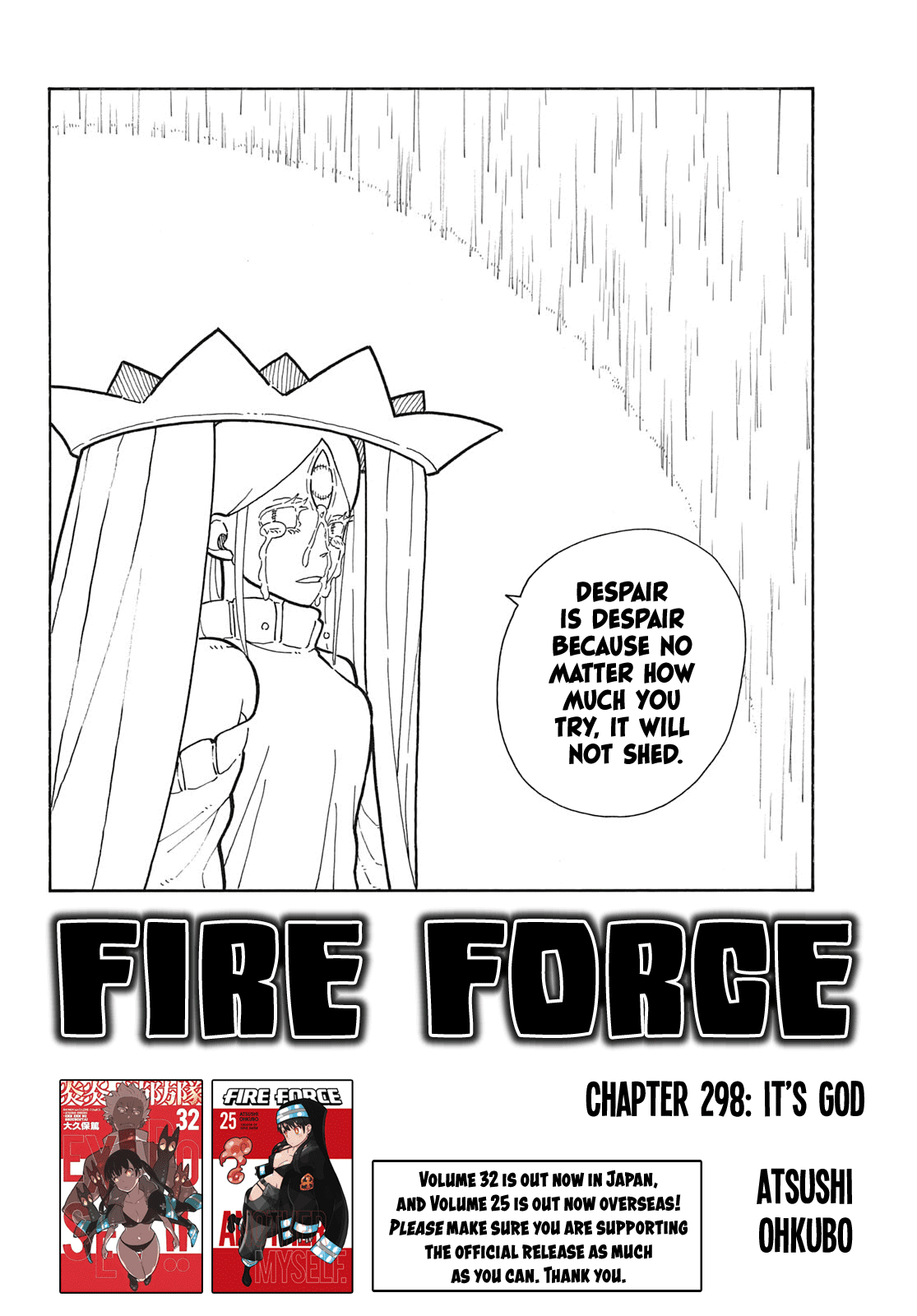 Enen no Shouboutai Chapter 298 page 2 - Chapter 298: It's God