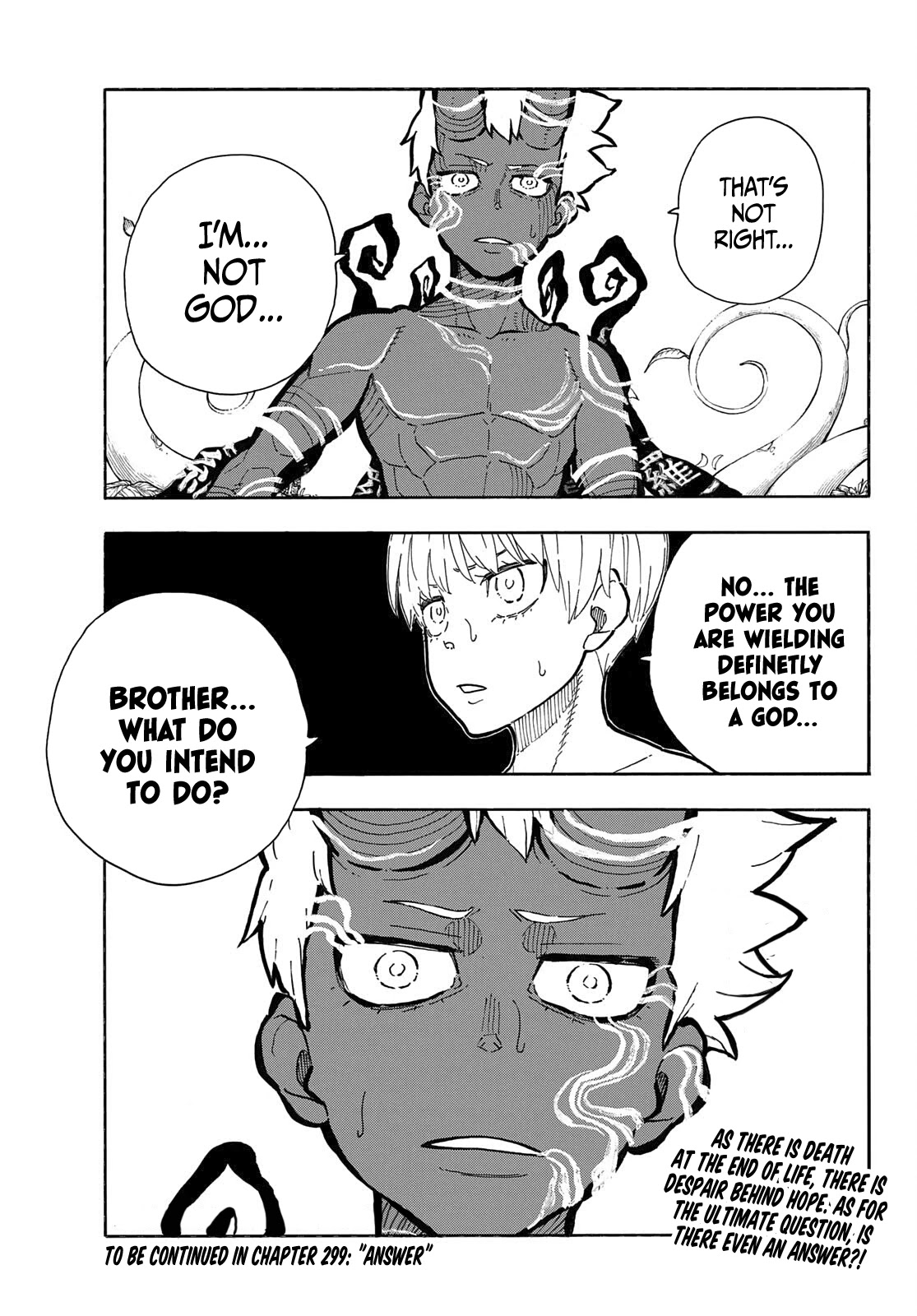 Enen no Shouboutai Chapter 298 page 20 - Chapter 298: It's God
