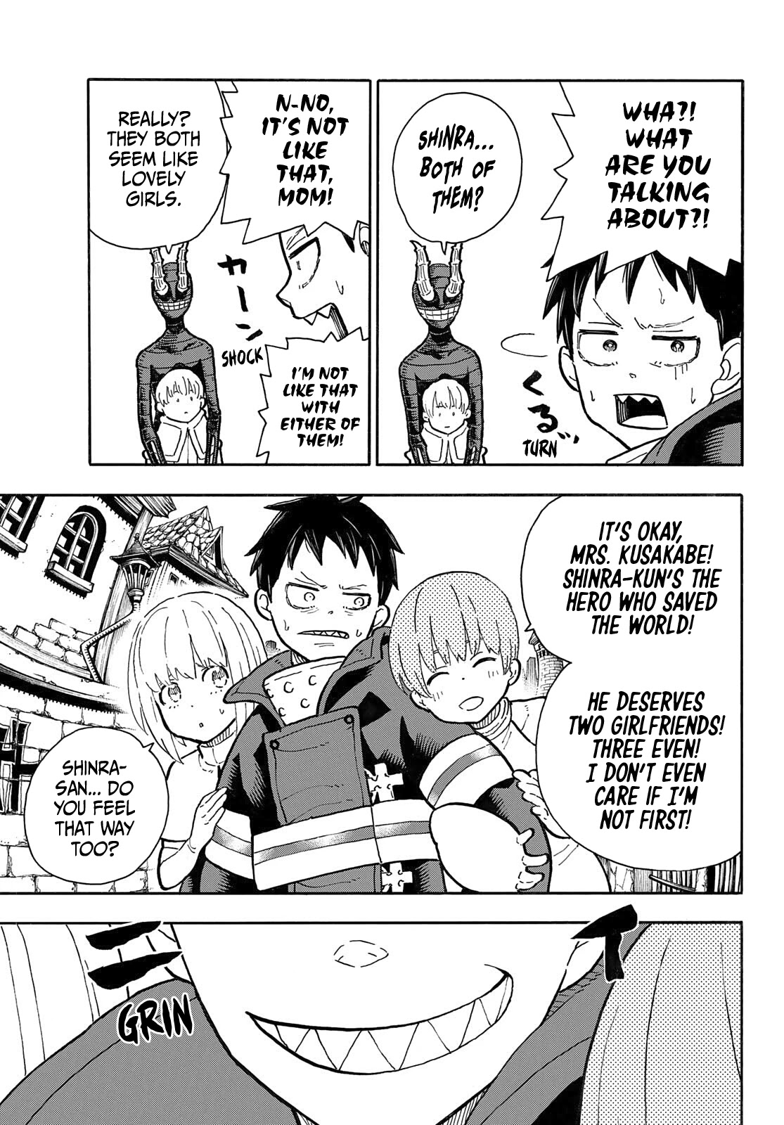 Enen no Shouboutai Chapter 302 page 13 - Chapter 302: Divine Judgement